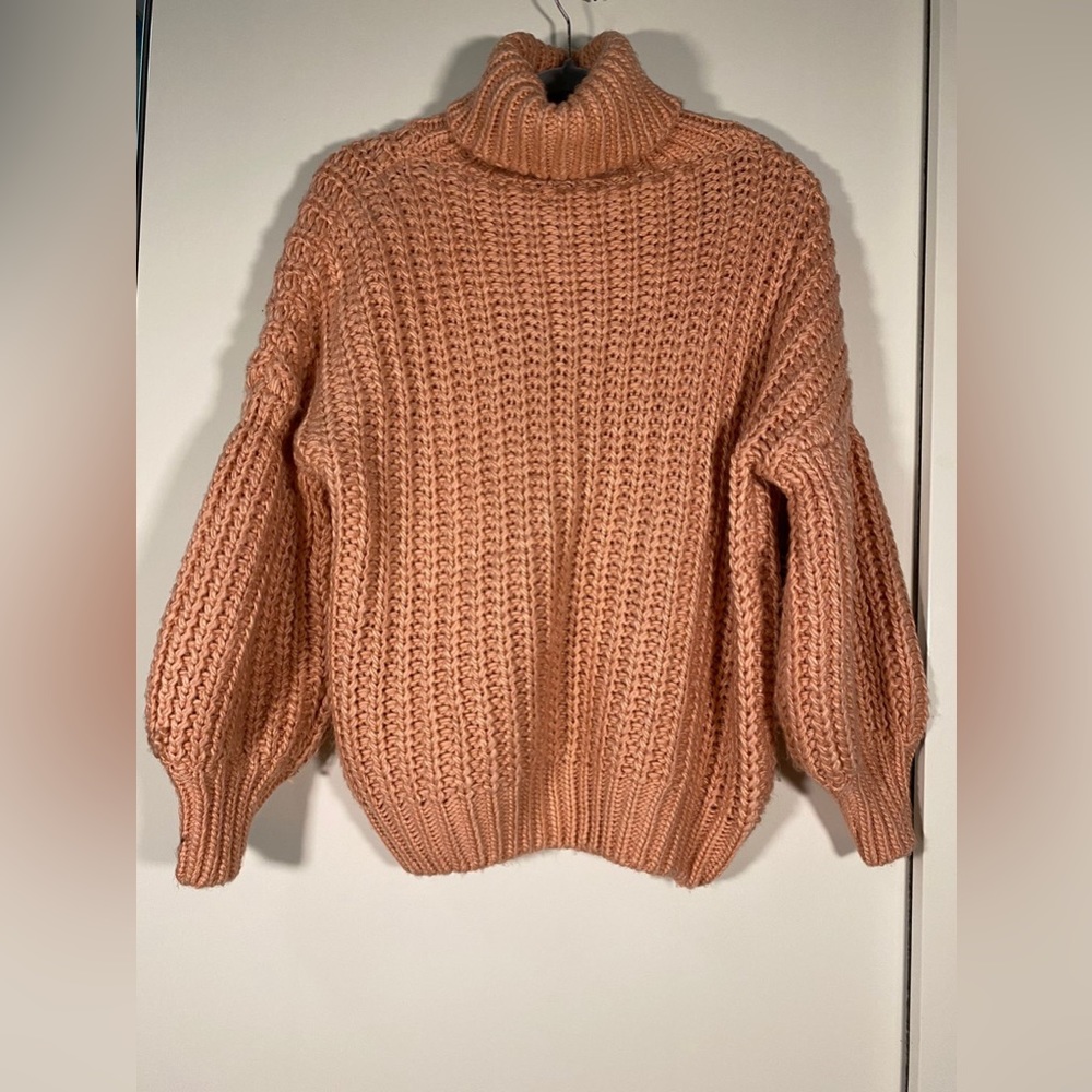 Shein Rose Gold Nitted Bomber